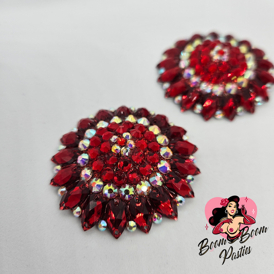 Red Celestial Pasties (Size S)