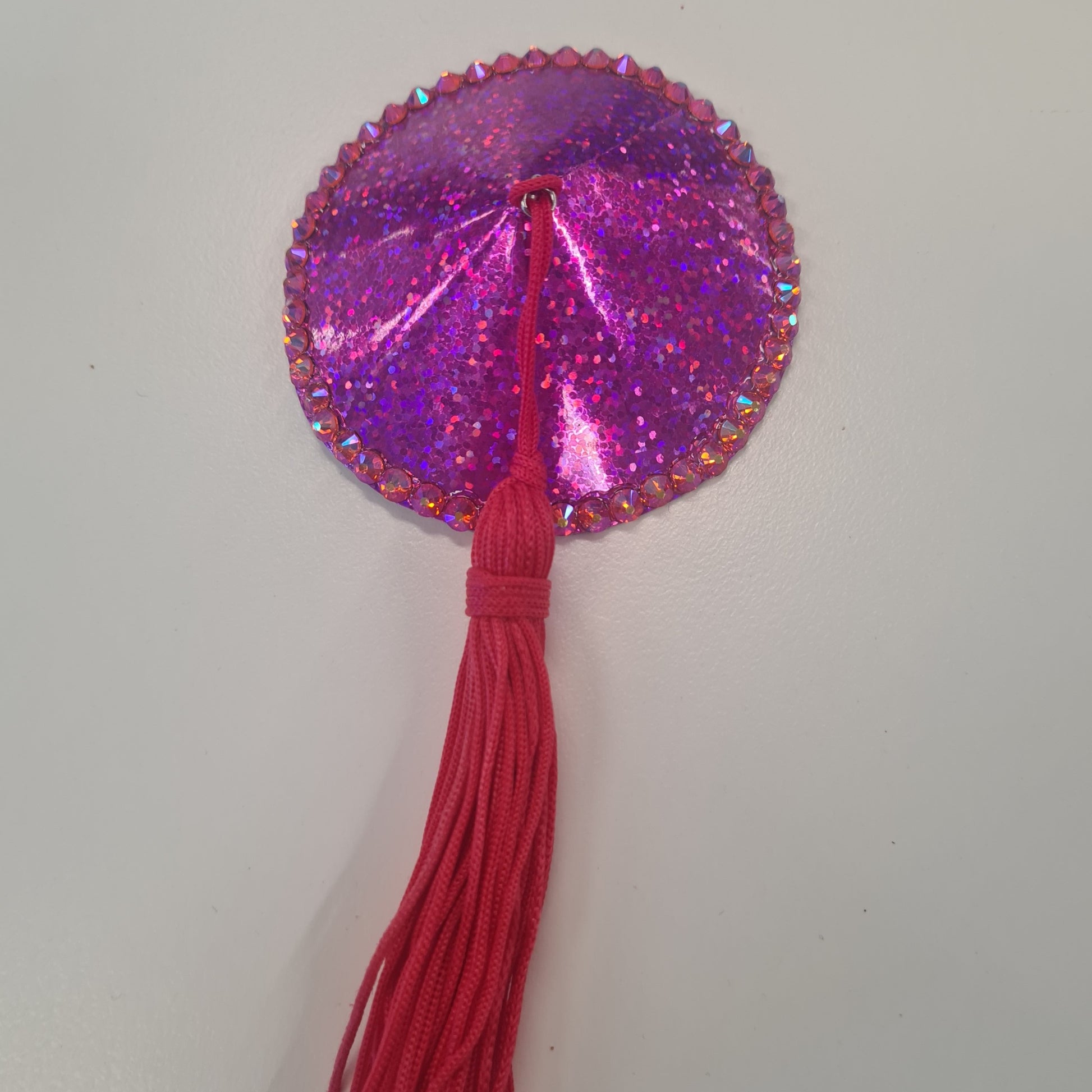 Hot Pink Dainty Burlesque Pasties with tassel