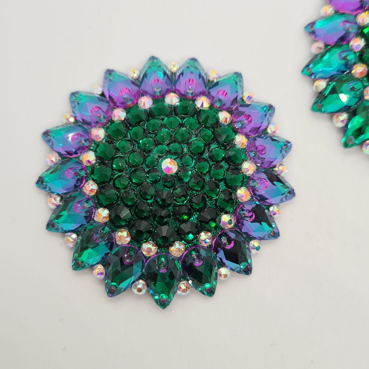 Emerald Green Celestial Pasties (Size S)