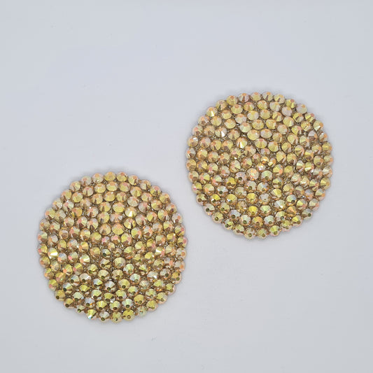 Gold Glamour Pasties (Size M)