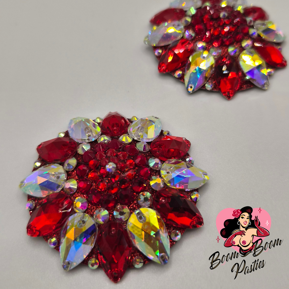Red Celestial Pasties (Size M)