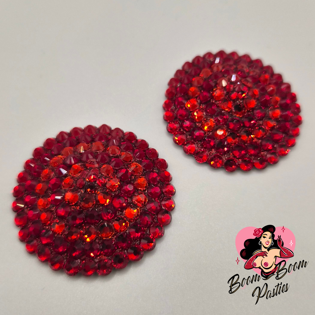 Red & Orange Glamour Pasties (Size S)